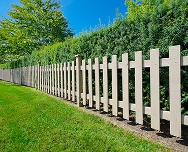 Natural House Fence With Tree and Green Lawn in Toowoomba, QLD