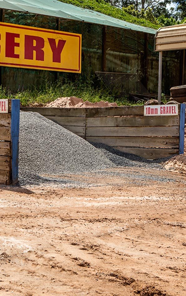 Gravel Materials in Background in Toowoomba, QLD